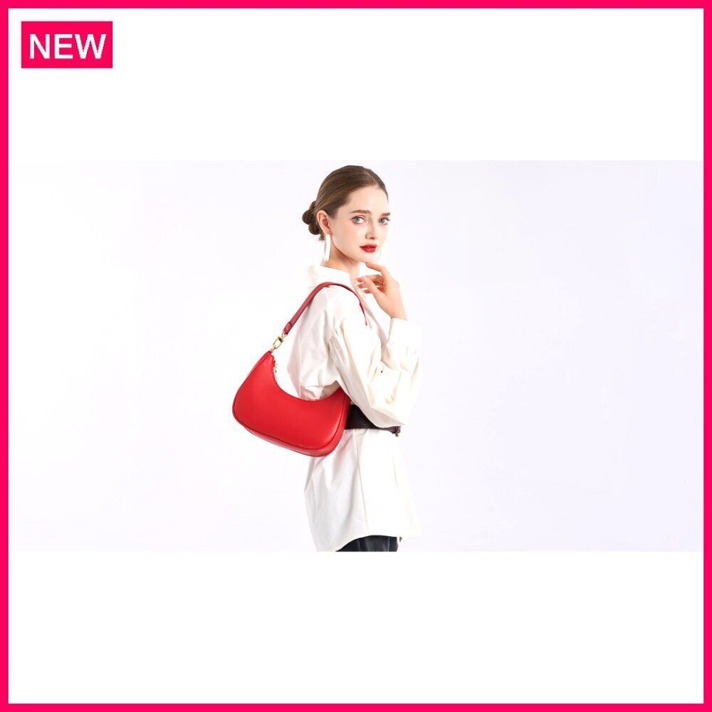 Lightweight Hobo Shoulder Bag with Zipper Pocket for Daily Use - Picture 8 of 8